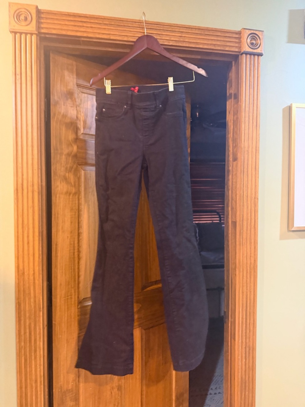 SPANX Black Flare & Wide Leg Jeans